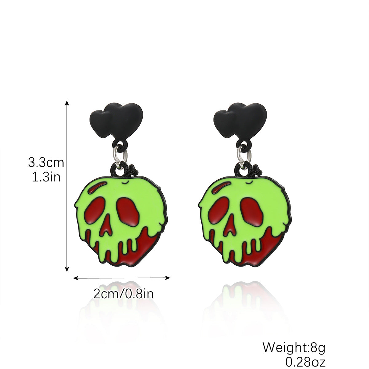 Wholesale Halloween Skull Bat Pumpkin Ghost Rice Bead Earrings